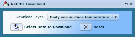 NetCDF Download Window