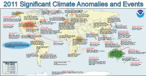 2011 Global Significant Weather and Climate Events
