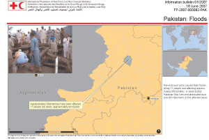 Map of Pakistan's Affected Areas