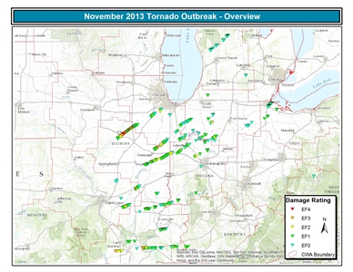 17 November Tornado Reports
