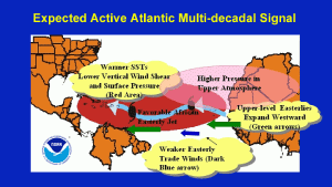 Expected Active Atlanic Multi-decadal Signal