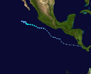 Tropical Storm Iselle Track