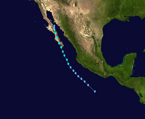 Tropical Storm Julio Track