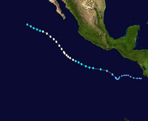 Hurricane Fausto Track